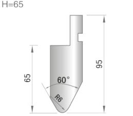 銳角折彎標(biāo)準(zhǔn)上模